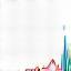 Icon representing market trends