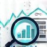 Icon representing Market Research with charts and graphs